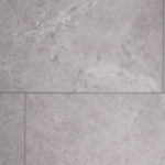 ITEM AQU 110 Aquarius SPC Tile . Color Travertine Bianco Painted Belvel. Size 24.x12x5.5mm. 20 mil wearlayer. 22.07 sq.ft .per carton