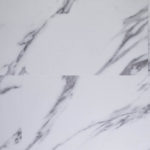 ITEM MED 02643 Aquarius SPC Tile . Color Marble White. Size 24.x12x5.5mm. 20 mil wearlayer. 22.07 sq.ft .per carton